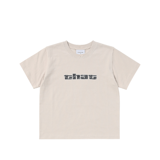 ★thisisneverthat★ International Team Tee White TN251TTSST2 thisisneverthat Men's T-Logo Long Sleeve T-Shirt in White
